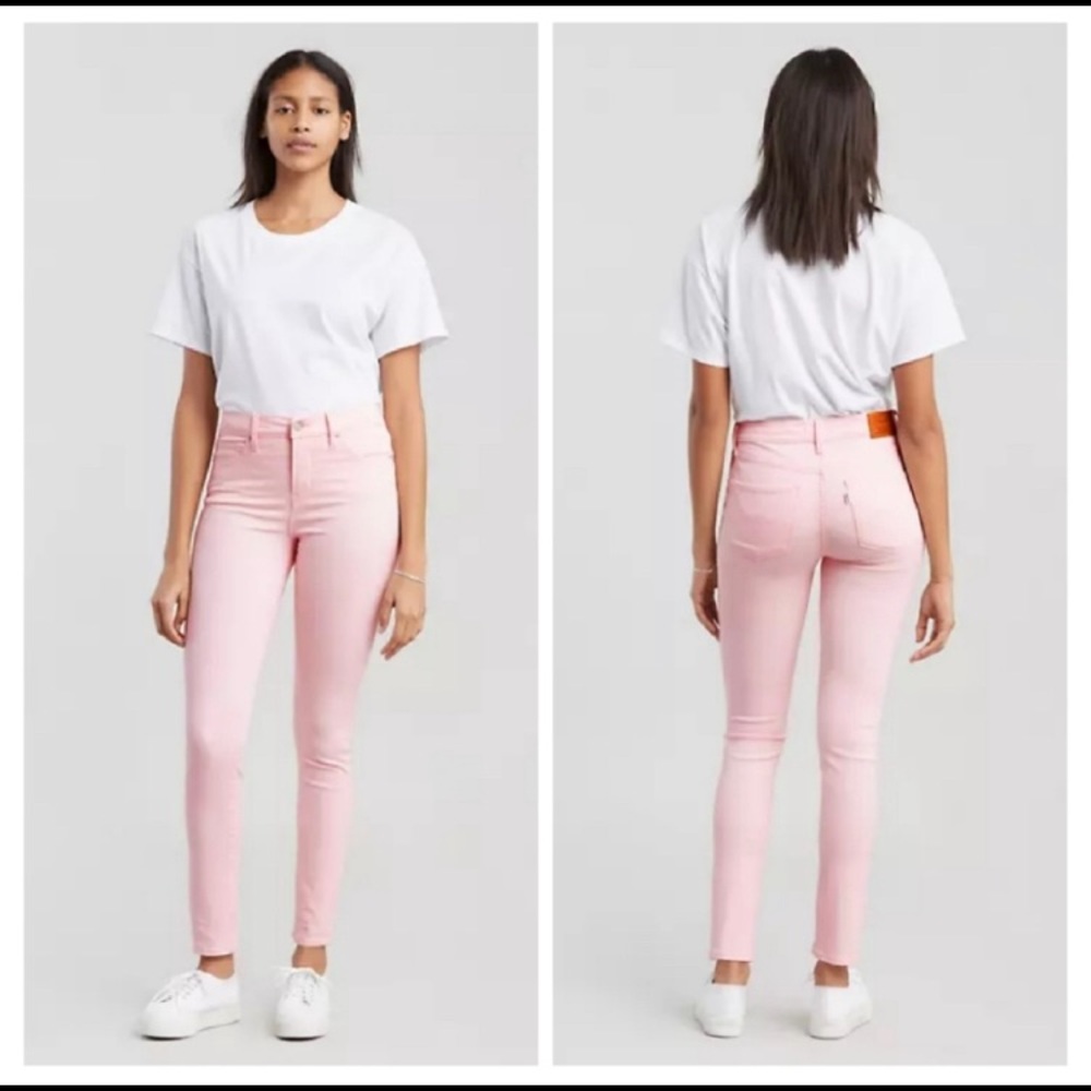 NWT Levi's 311 Shaping Skinny Jeans Pink 26